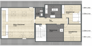 Grundriss Dachgeschoss