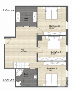 Grundriss Hinten OG