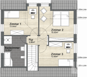 Grundriss Obergeschoss