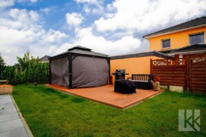 Wetterfester Grillbereich