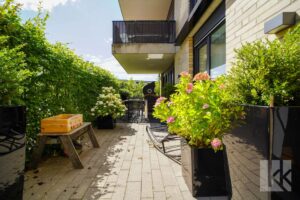 Gemütliche Terrasse mit...