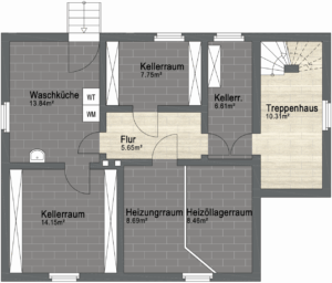 Grundriss Kellergeschoss