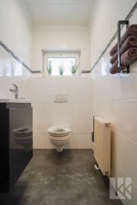 ...Gäste-WC im Eingangsbereich