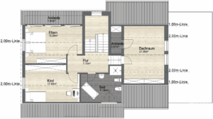 Grundriss Obergeschoss