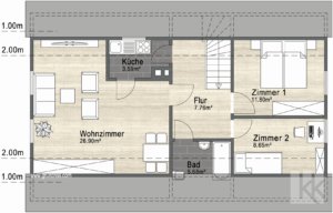 Grundriss Obergeschoss
