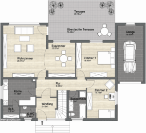 Grundriss Erdgeschoss