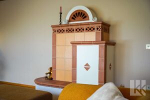 ...stilvollem Kamin, ...