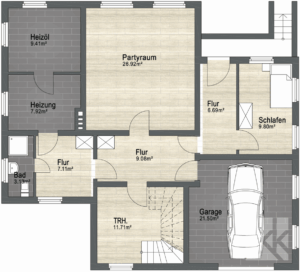 Grundriss Kellergeschoss