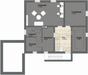 Grundriss Kellergeschoss