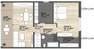 Grundriss Obergeschoss