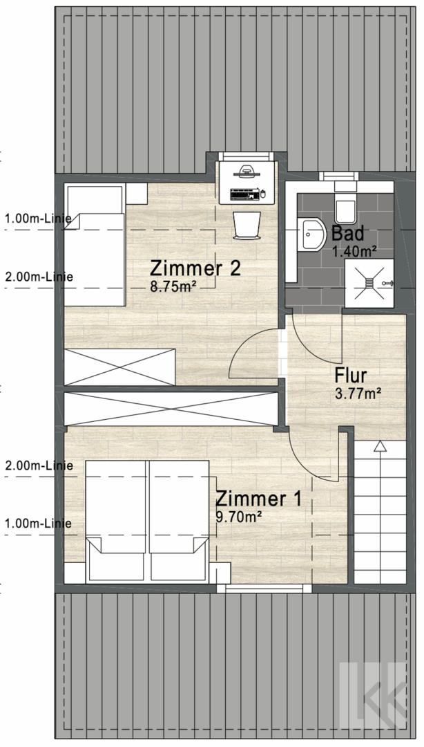 Grundriss Dachgeschoss