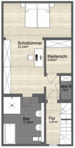 Grundriss Obergeschoss