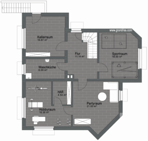 Grundriss Kellergeschoss