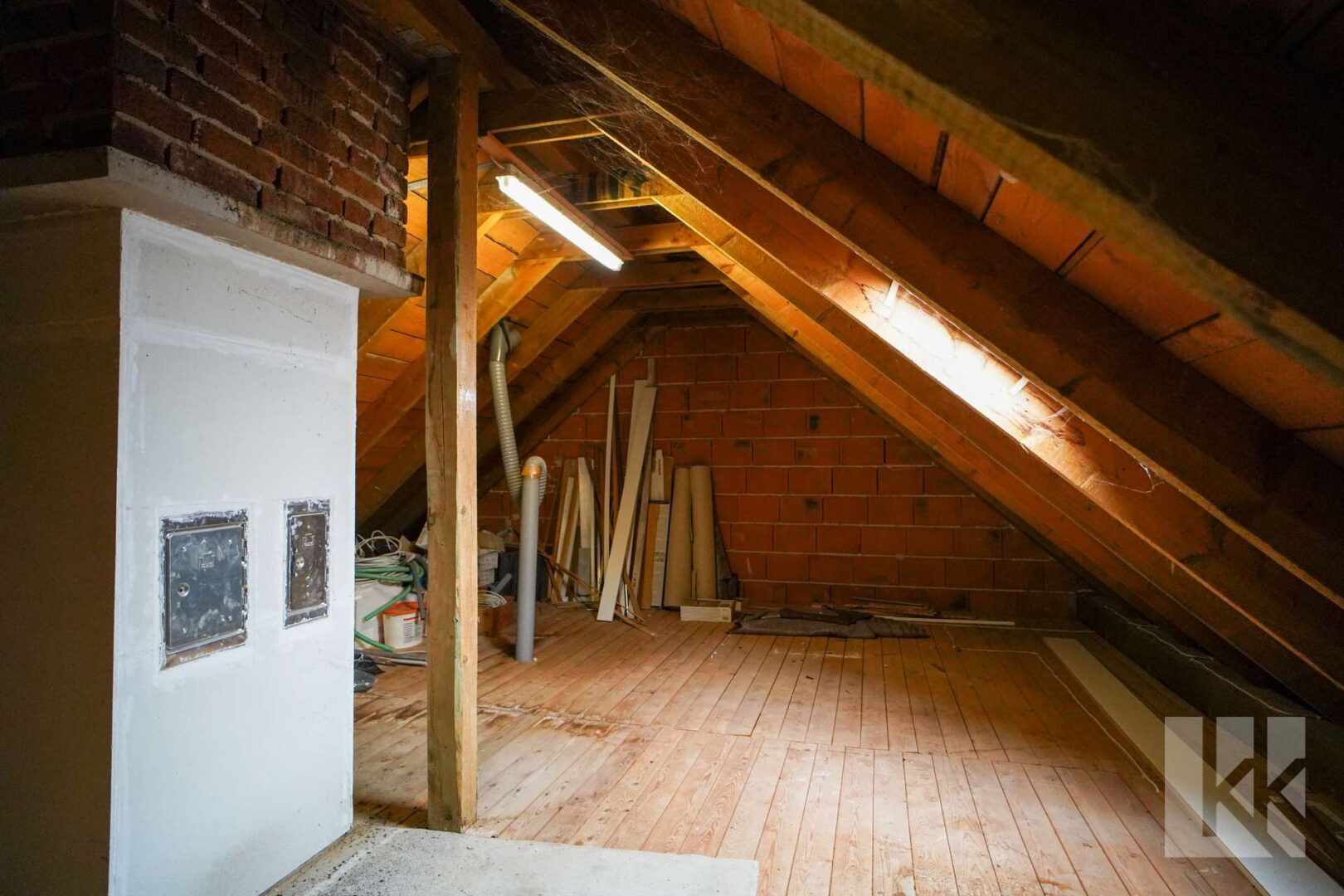 Stauraum auf dem Spitzboden