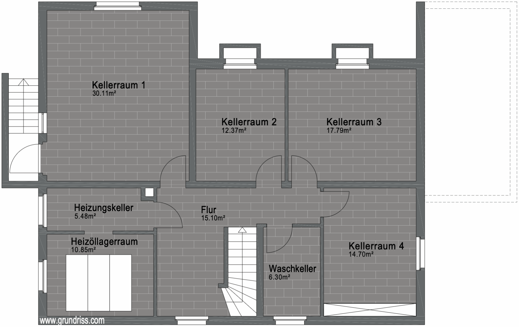Grundriss Kellergeschoss