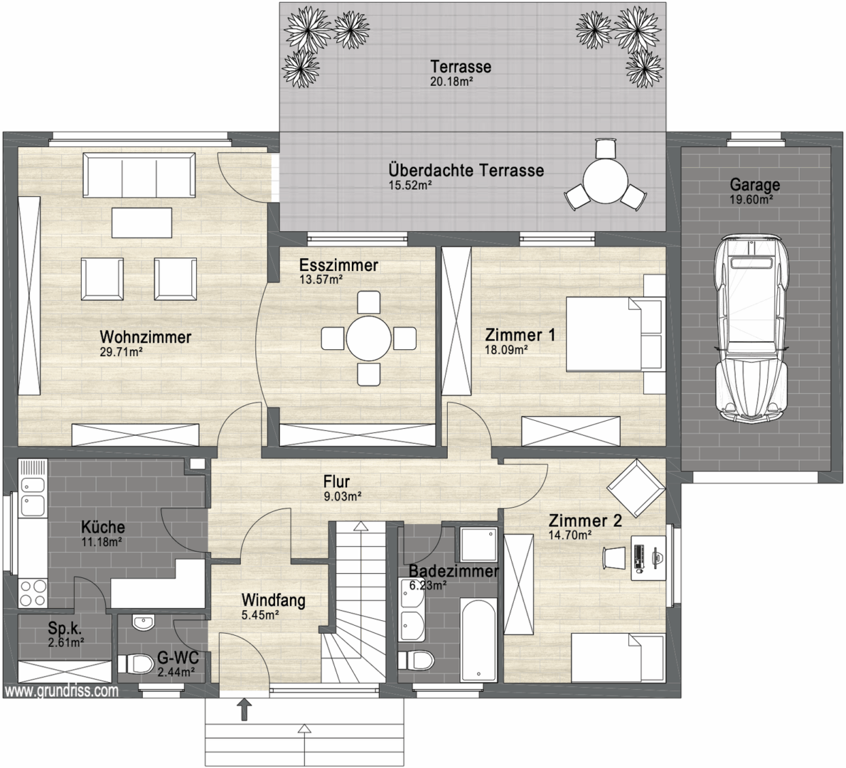 Grundriss Erdgeschoss