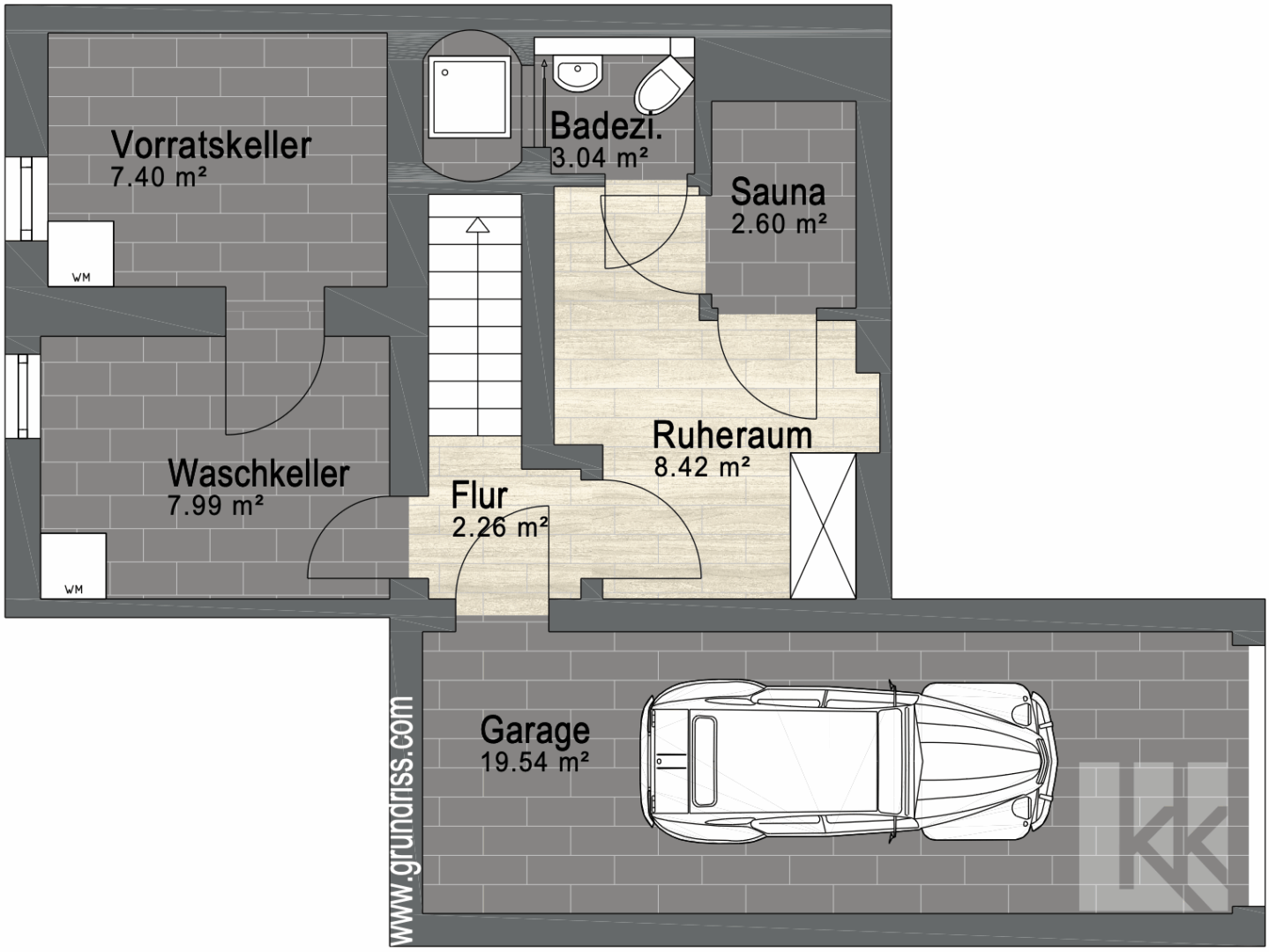 Grundriss Kellergeschoss