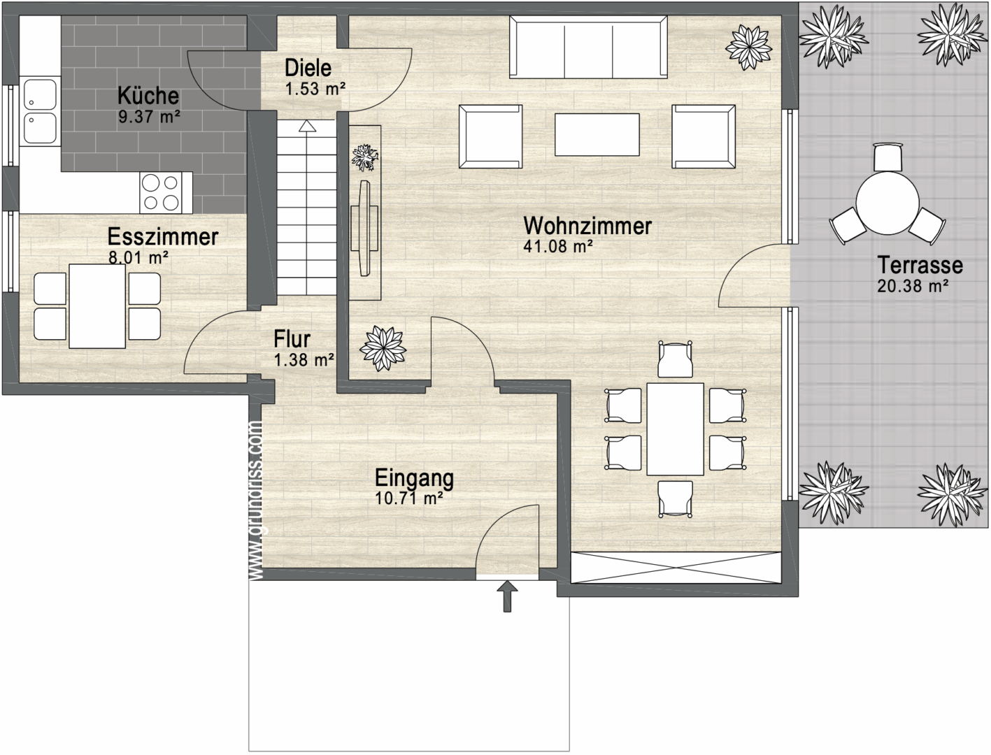 Grundriss Erdgeschoss