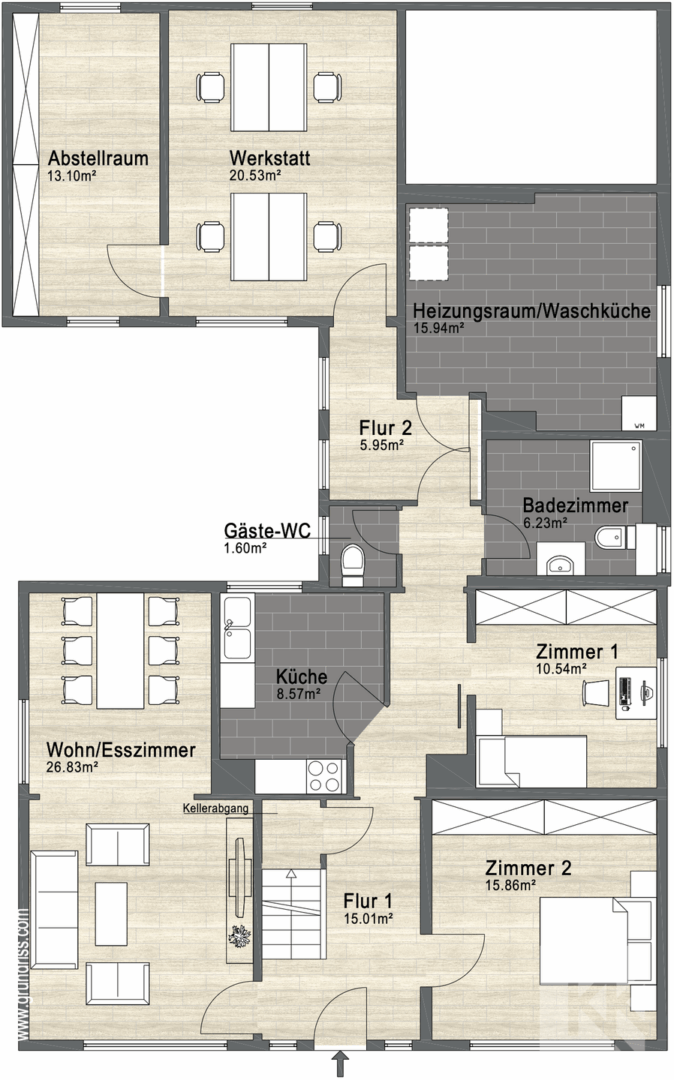Grundriss Erdgeschoss