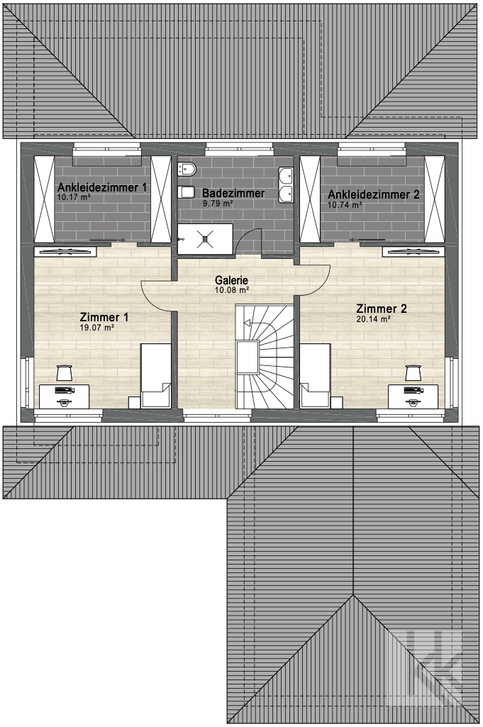 Grundriss Obergeschoss