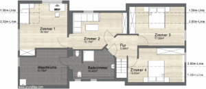 Grundriss Obergeschoss