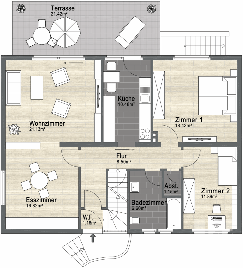 Grundriss Erdgeschoss