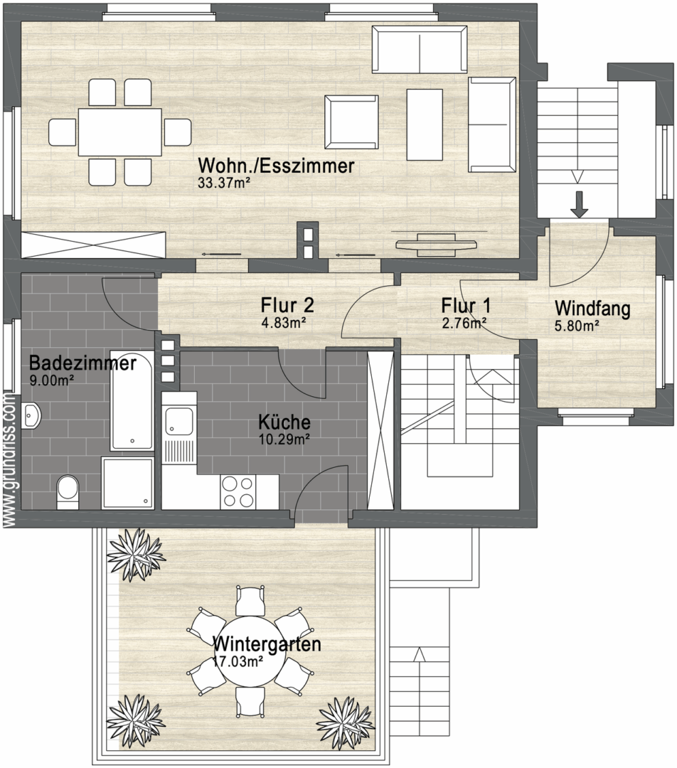 Grundriss Erdgeschoss