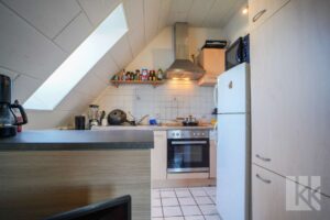 ...offene Küche im...