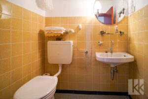 ...Gäste-WC im Eingangsbereich