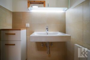 Gäste-WC neben der Wohnungseingangstür