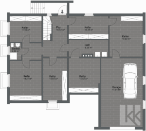 Grundriss Kellergeschoss