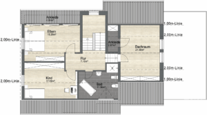 Grundriss Obergeschoss