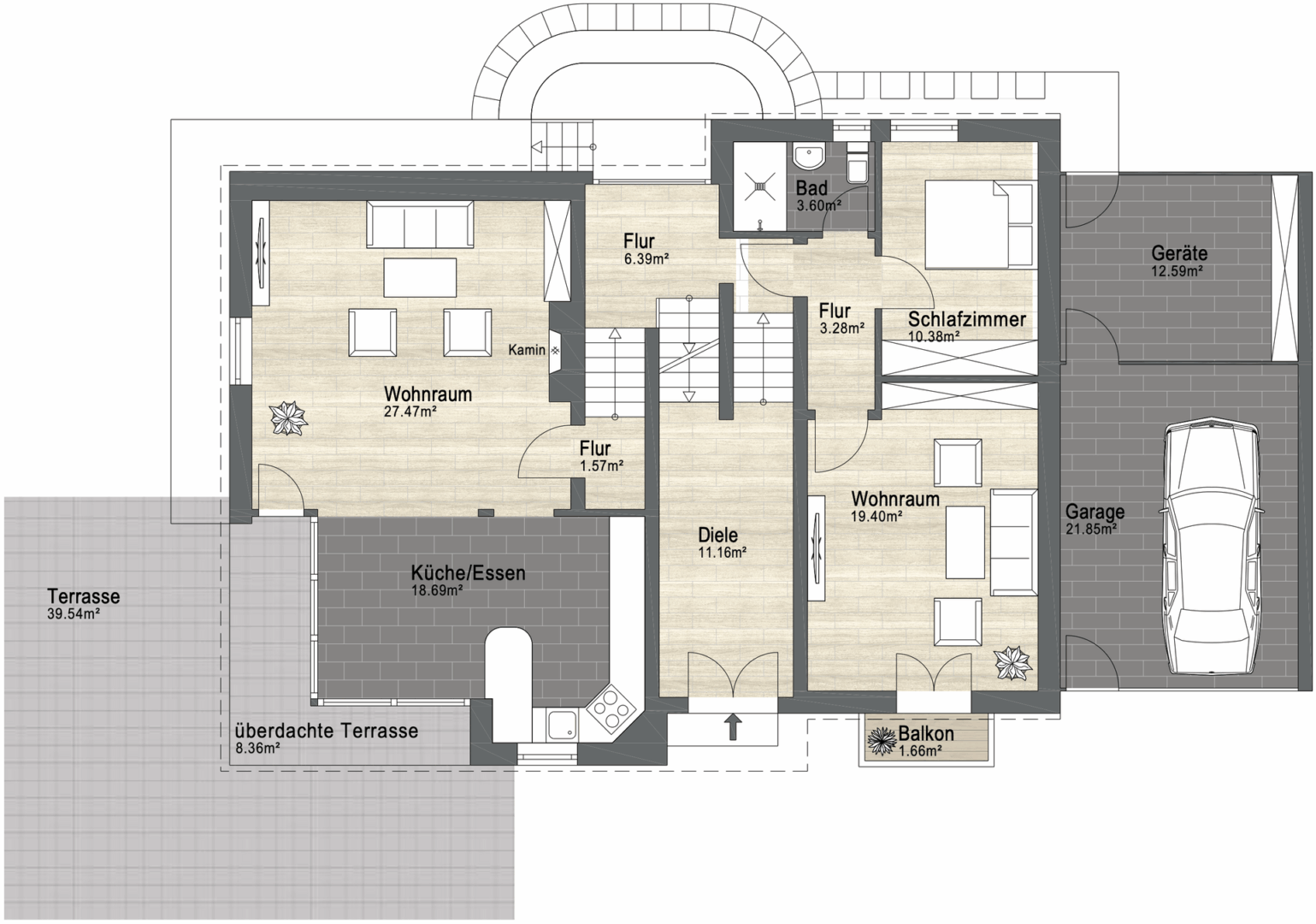 Grundriss Erdgeschoss