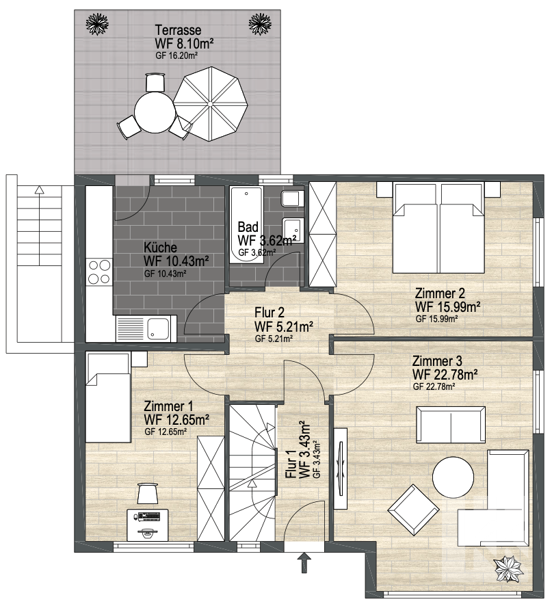 Grundriss Erdgeschoss