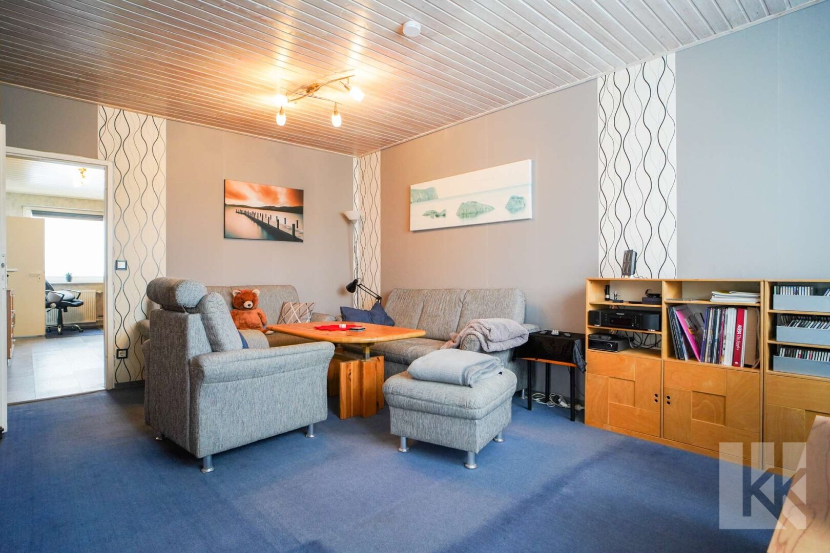 Das Herzstück der Wohnung:...