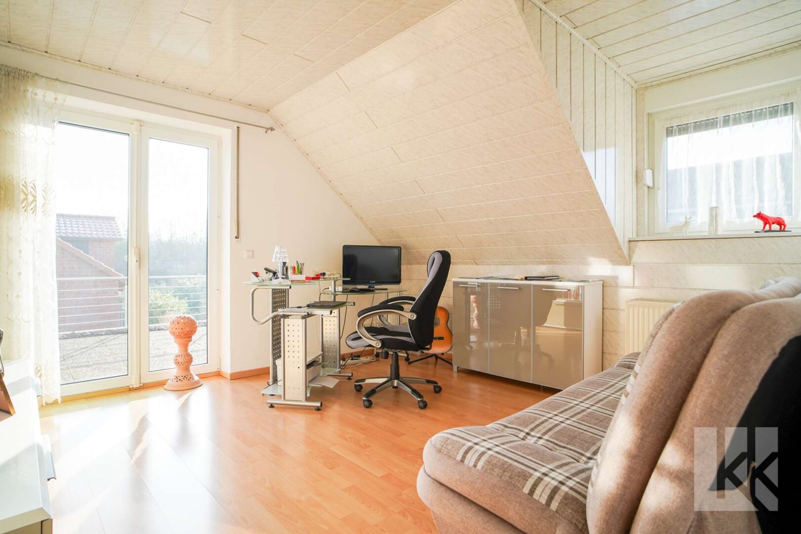 Eines der Zimmer mit Zugang zum...