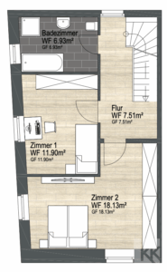 Grundriss Obergeschoss