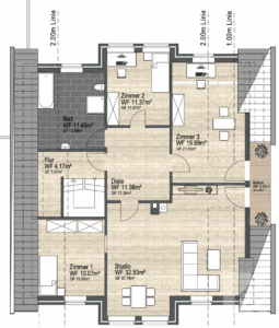 Grundriss Dachgeschoss
