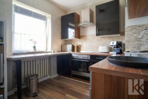 Praktische, separate Küche