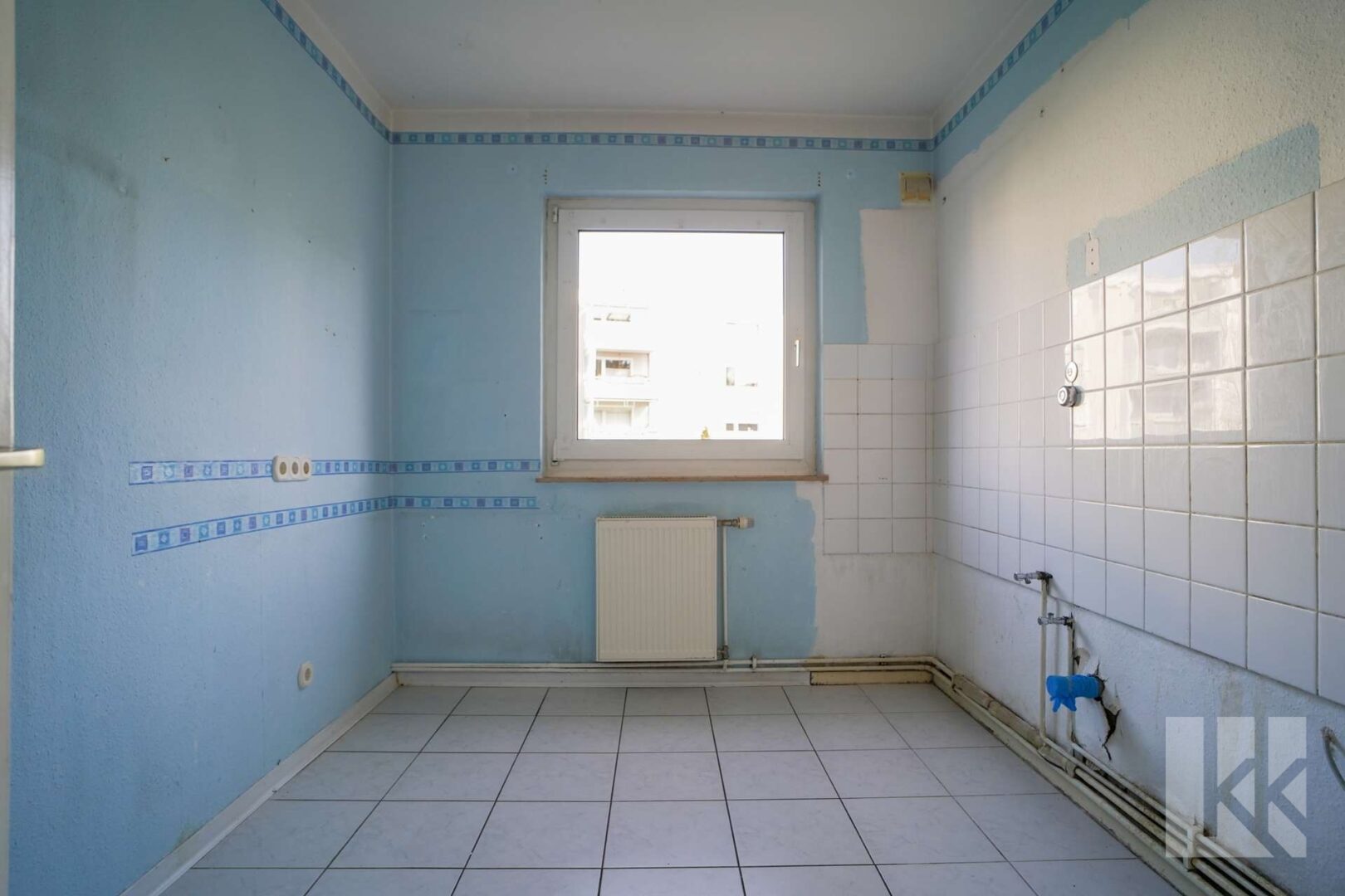 Praktische, separate Küche