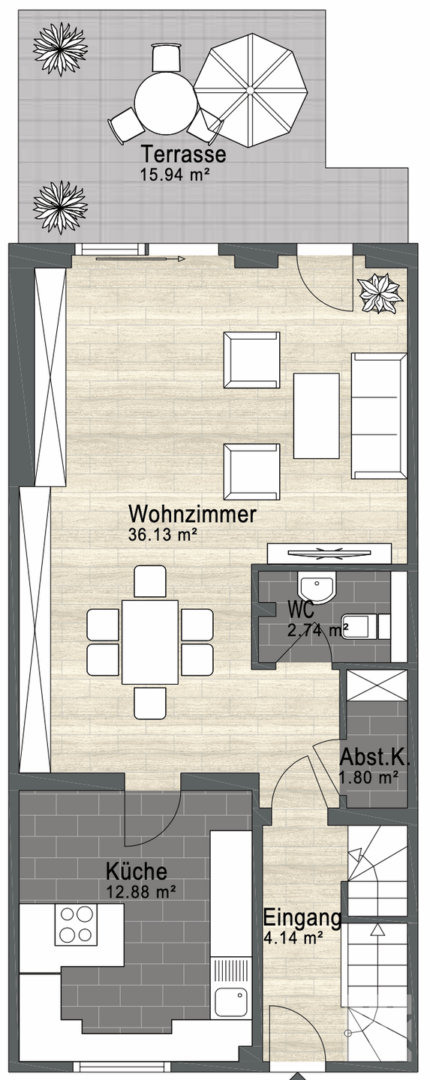 Grundriss Erdgeschoss