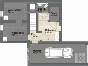Grundriss Kellergeschoss