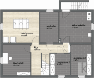 Grundriss Kellergeschoss