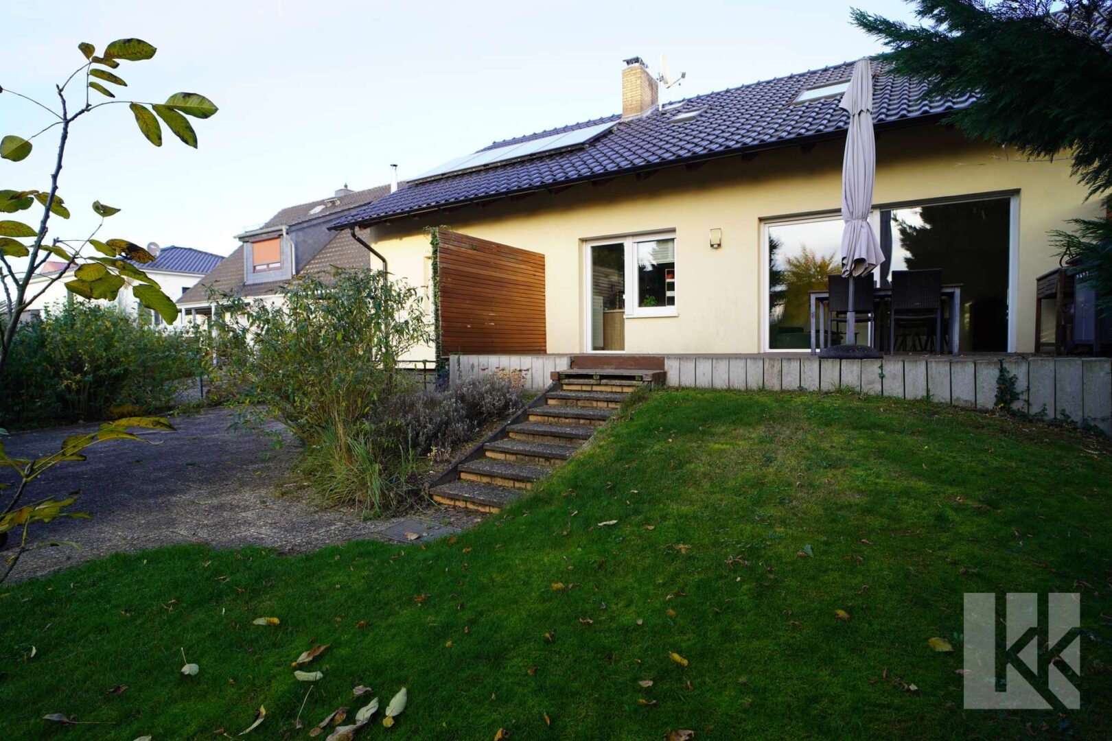 ...Blick in den Garten