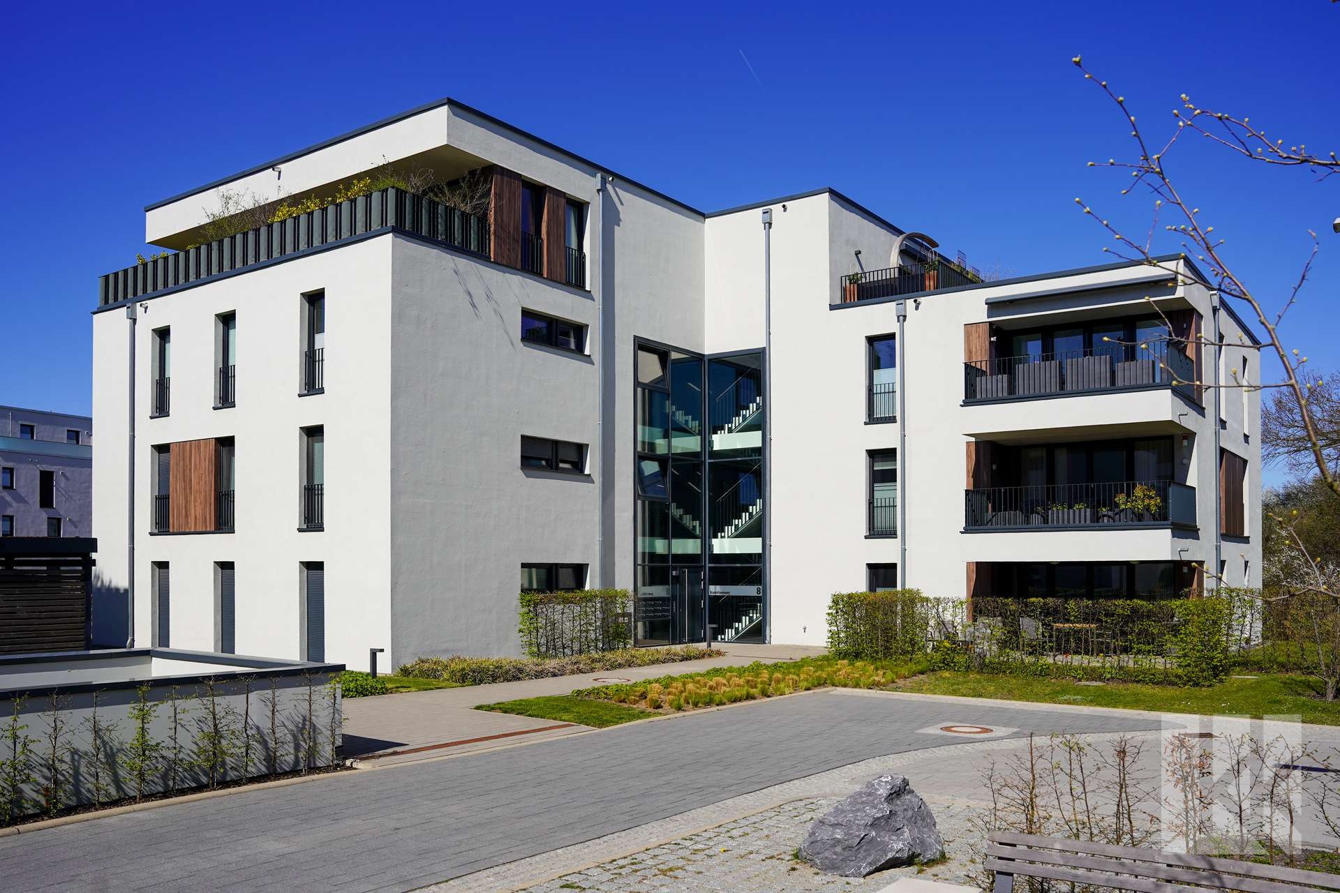 Die gepflegte Wohnanlage