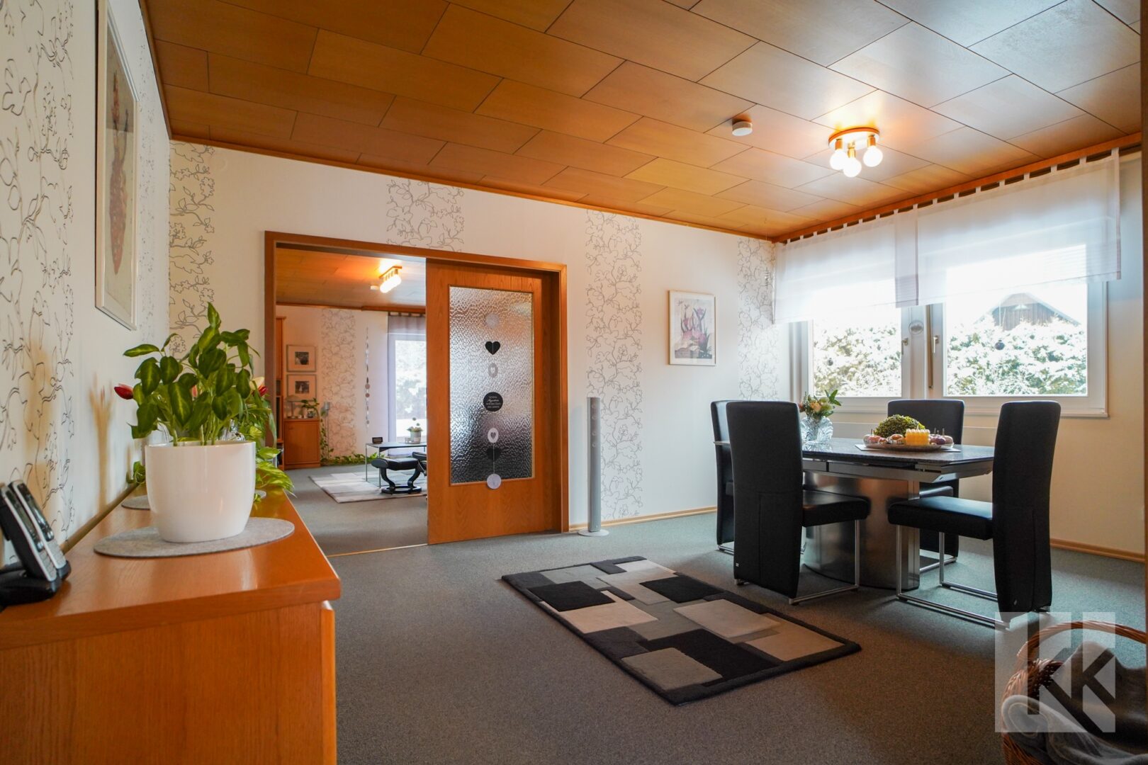 Großzügige Raumaufteilung…