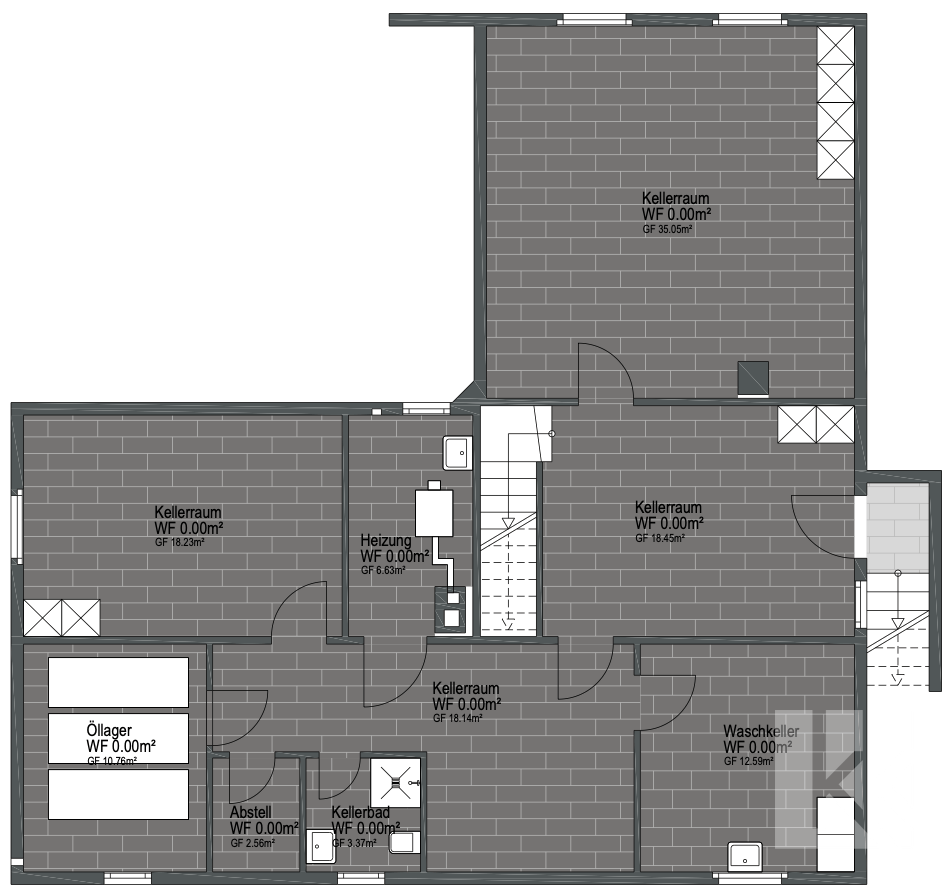 Grundriss Kellergeschoss