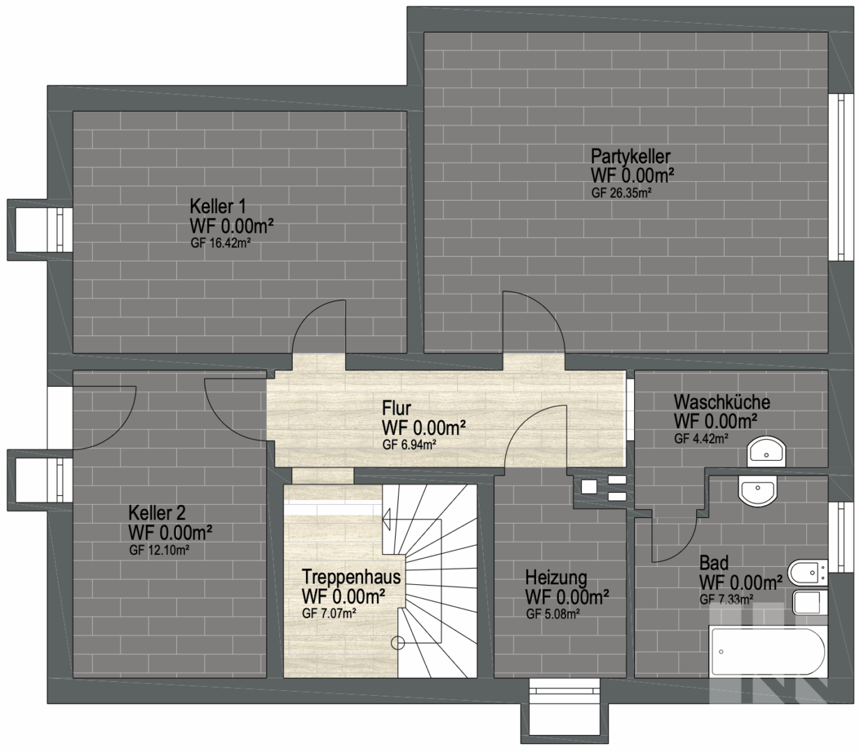 Grundriss Kellergeschoss