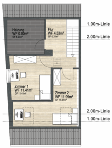 Grundriss Dachgeschoss