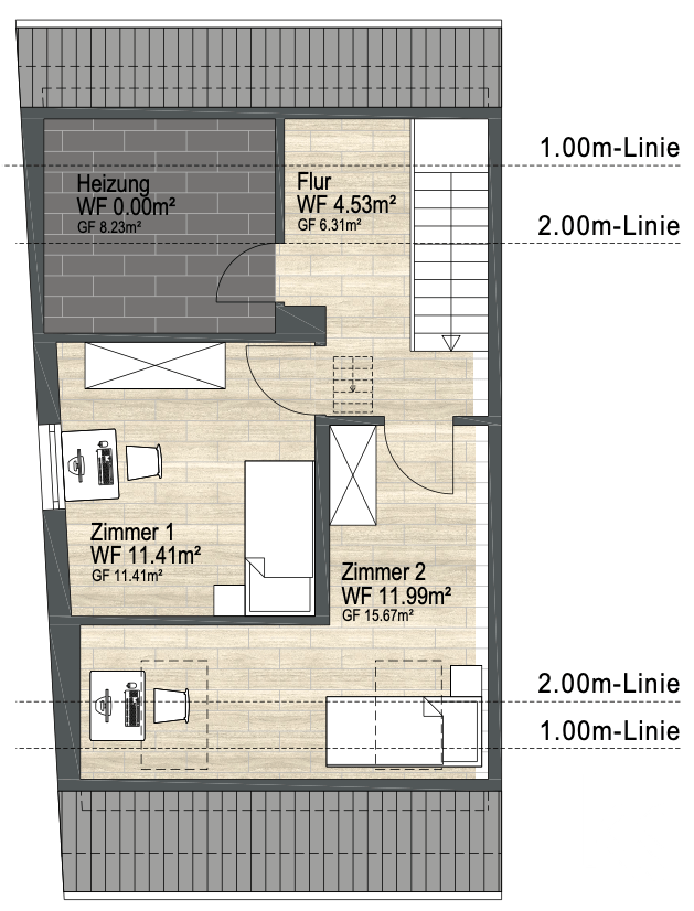 Grundriss Dachgeschoss